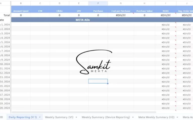 Samkit_s-Media-Plan-Template-Reporting-Sheet-Preview-1